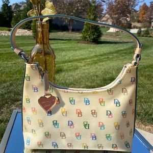 Dooney and Bourke Rainbow Monogram Mini Bag